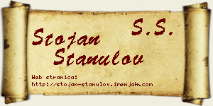Stojan Stanulov vizit kartica